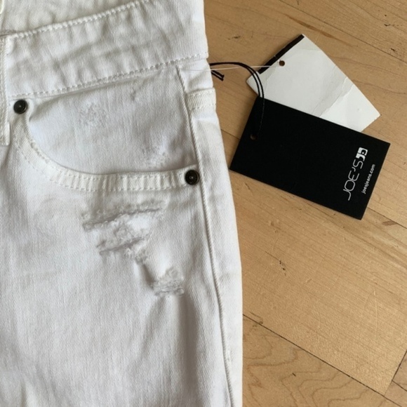 JOES Jeans White Distress BNWT Jeans Cropped - Picture 6 of 8